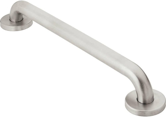 Moen R8916 Bathroom Safety 16-Inch Stainless Steel Bathroom Grab Bar, Peened