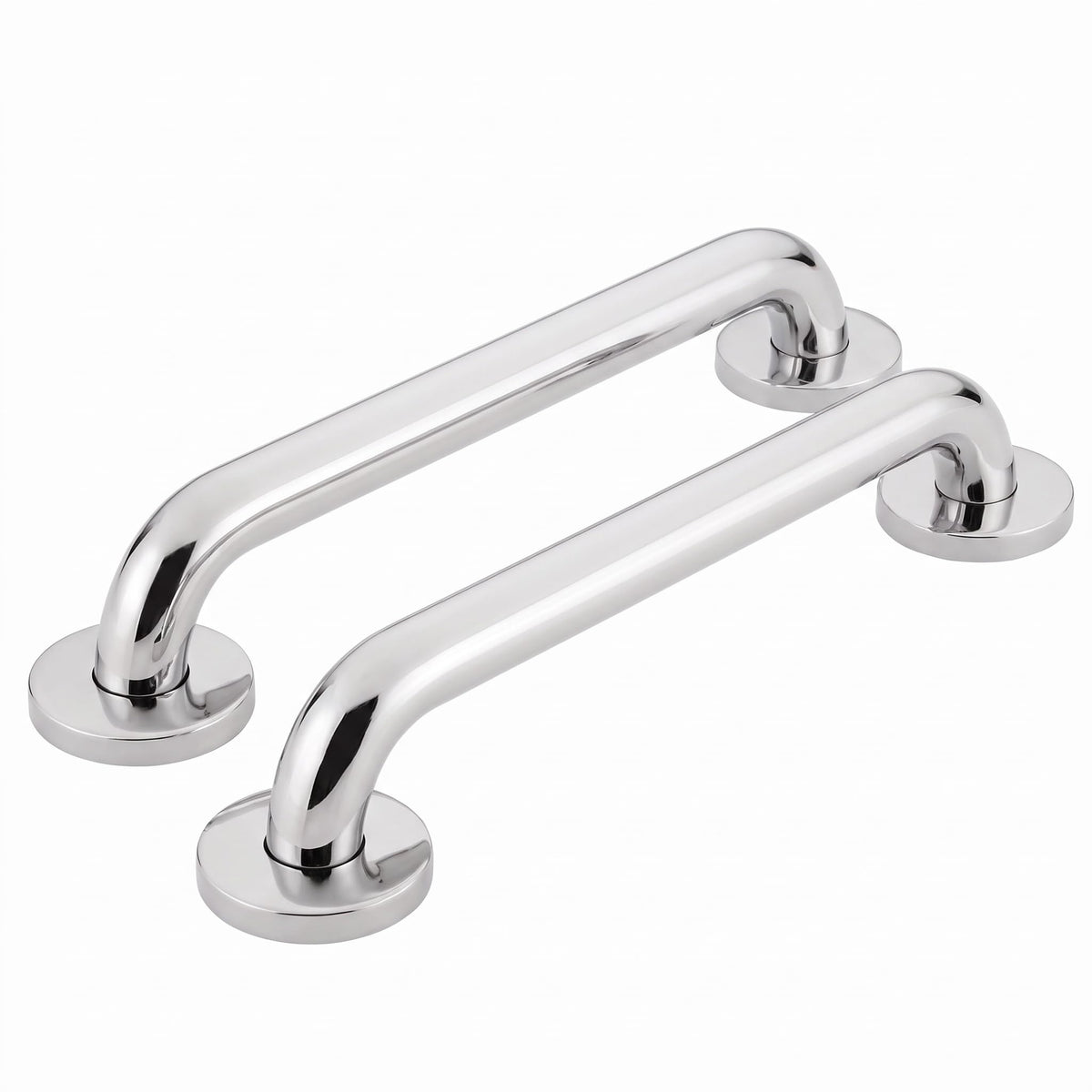 Moen Bathroom Safety 12-Inch Peened Textured Grip Stainless Steel Bathroom Grab Bar with Concealed Screws, Shower Handles for Elderly, R8712P