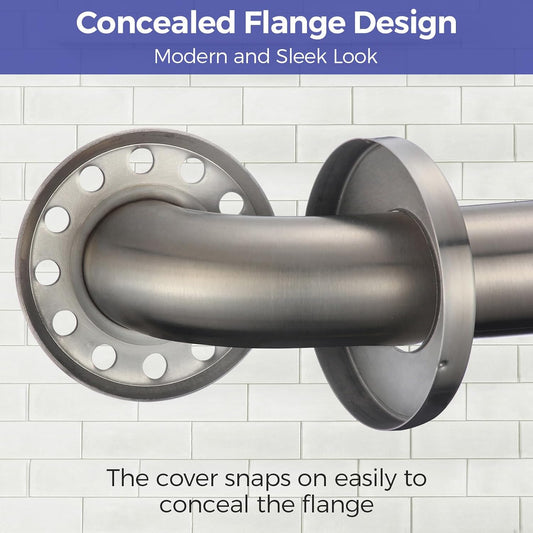 Stardrix Grab Bar Bundle for ADA Compliance, Brushed Stainless Steel Grab Bar Set for Commercial and Residential Restrooms, 1.5" Diameter - 18", 36", 42" - Pack of 3