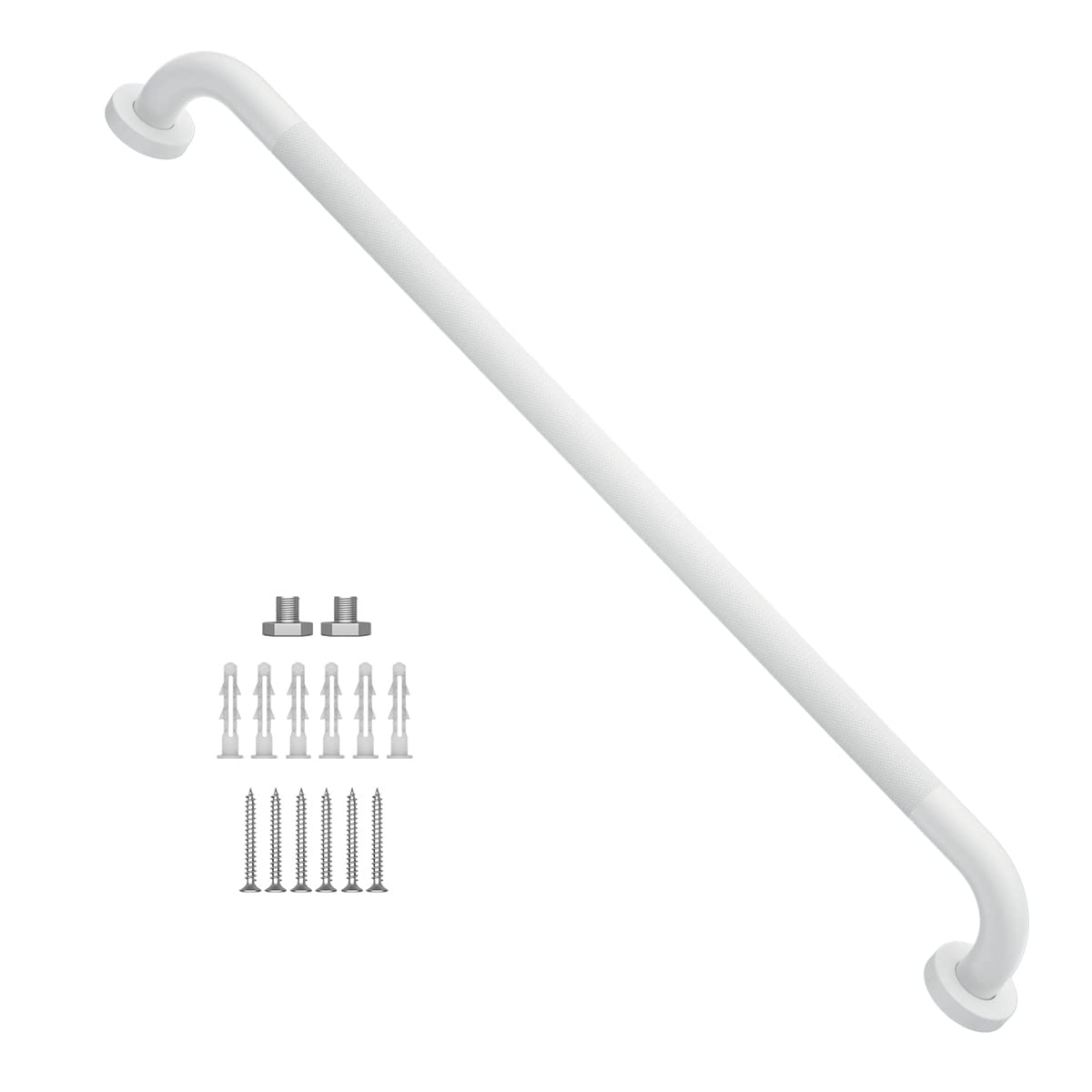 12 Inch Anti Slip Grab Bars for Wall, Munzong Stainless Steel Shower Bars