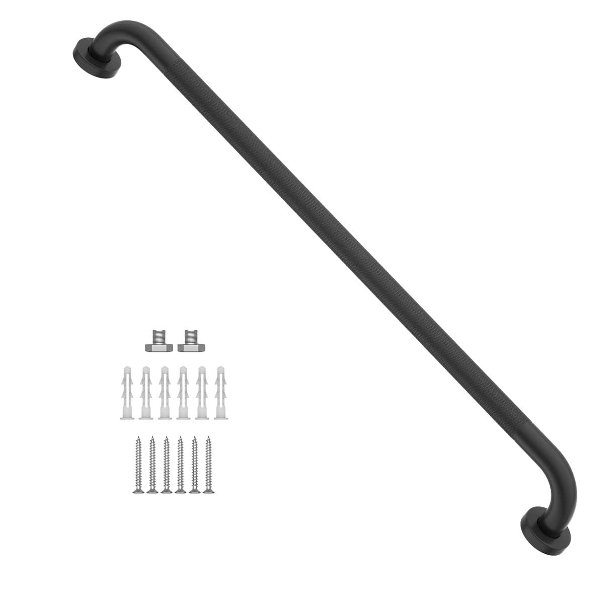 12 Inch Anti Slip Grab Bars for Wall, Munzong Stainless Steel Shower Bars