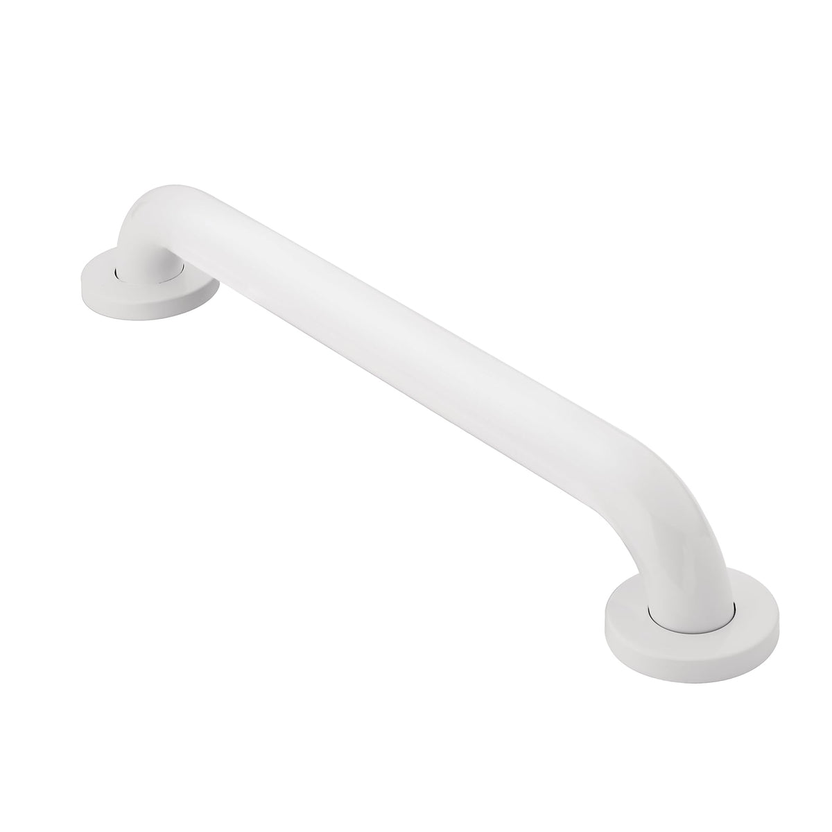 Moen Home Care Bathroom Safety 18 Inch Stainless Steel Handicap Grab Bar for Bathtub and Shower, Slip Resistant Finish, Elderly Assistance Product, Polished Brass, R8918P