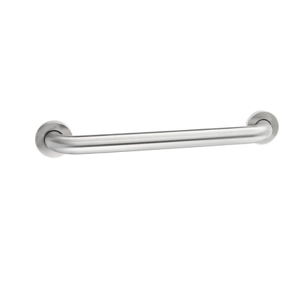 Amazon Basics Bathroom Handicap Safety Grab Bar, 24-inch Length, 1.25 Inch Diameter, Shower, 500LBs Capacity, ADA Compliant, Stainless Steel