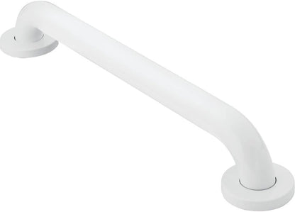 Moen Bathroom Safety 12-Inch Peened Textured Grip Stainless Steel Bathroom Grab Bar with Concealed Screws, Shower Handles for Elderly, R8712P