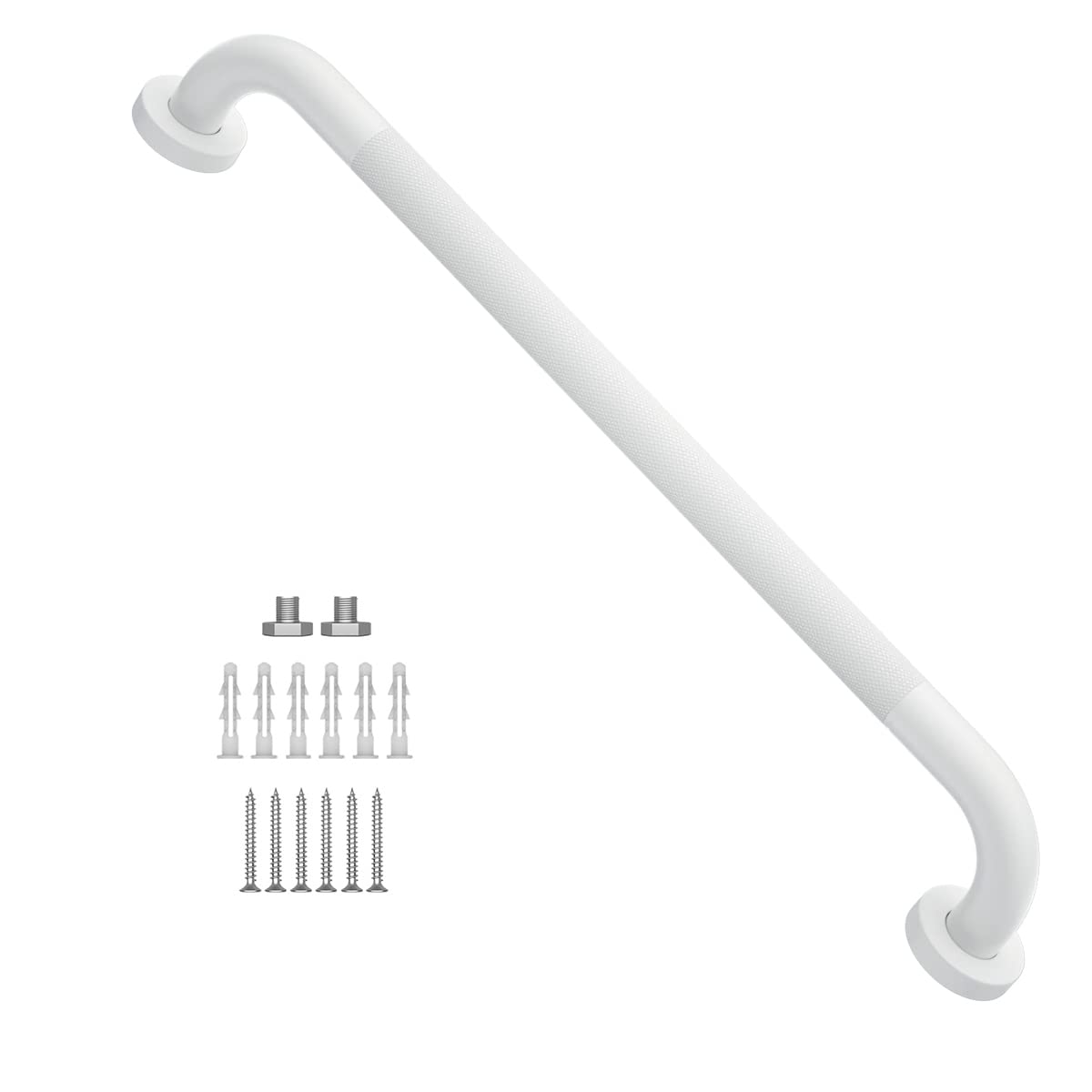 12 Inch Anti Slip Grab Bars for Wall, Munzong Stainless Steel Shower Bars