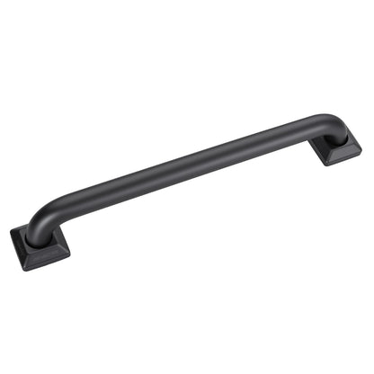 joyrain 500lb Capacity Stainless Steel Grab Bar - Heavy Duty Bathroom Safety Rail for Elderly, Anti-Slip Shower Handle, ADA Compliant (Matte Black, 12 inch)
