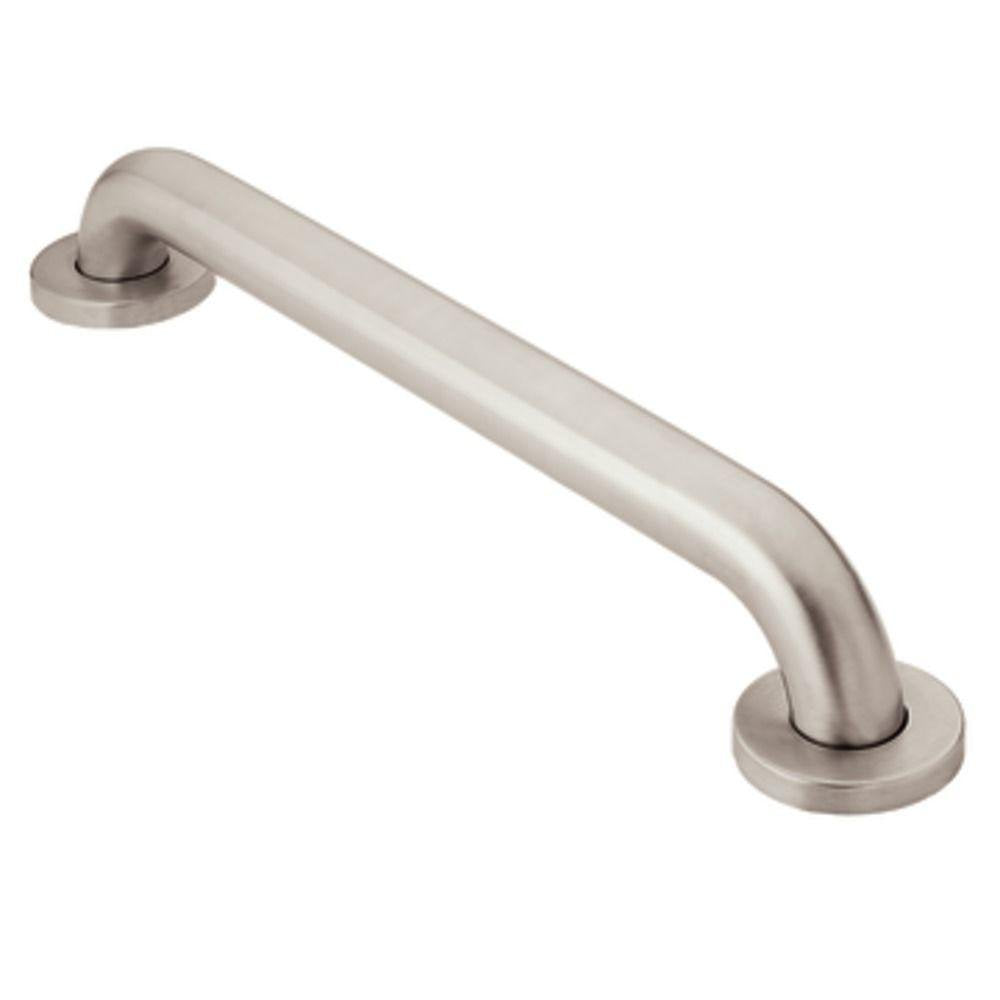 Moen 8912 Home Care 12-in Stainless Steel Grab Bar with Concealed Screws