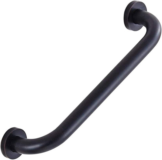 ELLO&ALLO Oil Rubbed Bronze Bathroom Shower Grab Bar, Home Care Bath Hardware (16 Inch)
