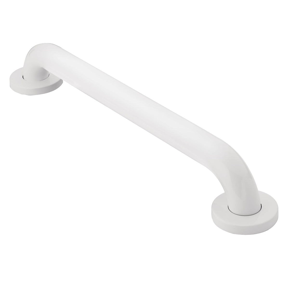 Moen Home Care Bathroom Safety 18 Inch Stainless Steel Handicap Grab Bar for Bathtub and Shower, Slip Resistant Finish, Elderly Assistance Product, Polished Brass, R8918P
