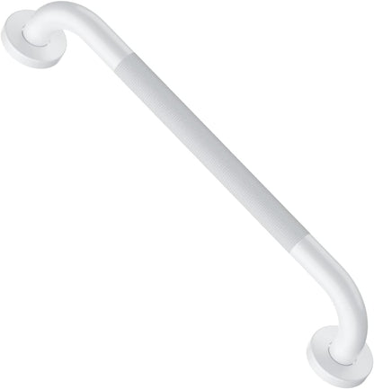 ZUEXT 2 Pack 16 Inch Chrome Anti Slip Shower Grab Bar with Knurled Grip
