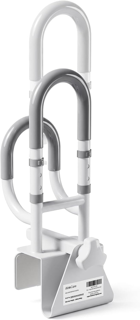 Adjustable Bathtub Safety Rail for Seniors, Safety Bathtub Handles