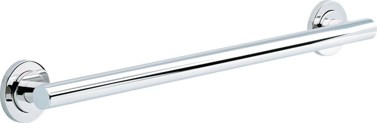 Franklin Brass Voisin (1-Pack) 18' ADA Grab Bar Bathtub Handle Safety Grip in Bright Stainless Steel 1-1/4' diameter Wall Mount Shower Handicap VOI5918-BS