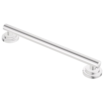 Moen YG0712BN Bathroom Safety 12-Inch Stainless Steel Modern Bathroom Grab Bar, Brushed Nickel