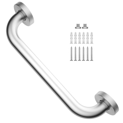 Safety Grab Bar 12 Inch, Wall Mounted Handicap Bars