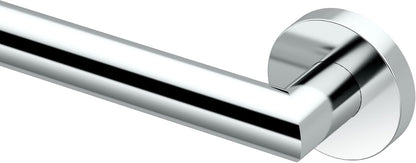 Gatco 962 Glam 18" L Grab Bar, Chrome/ADA Compliant Stainless Steel Safety Grab Bar for Bathroom