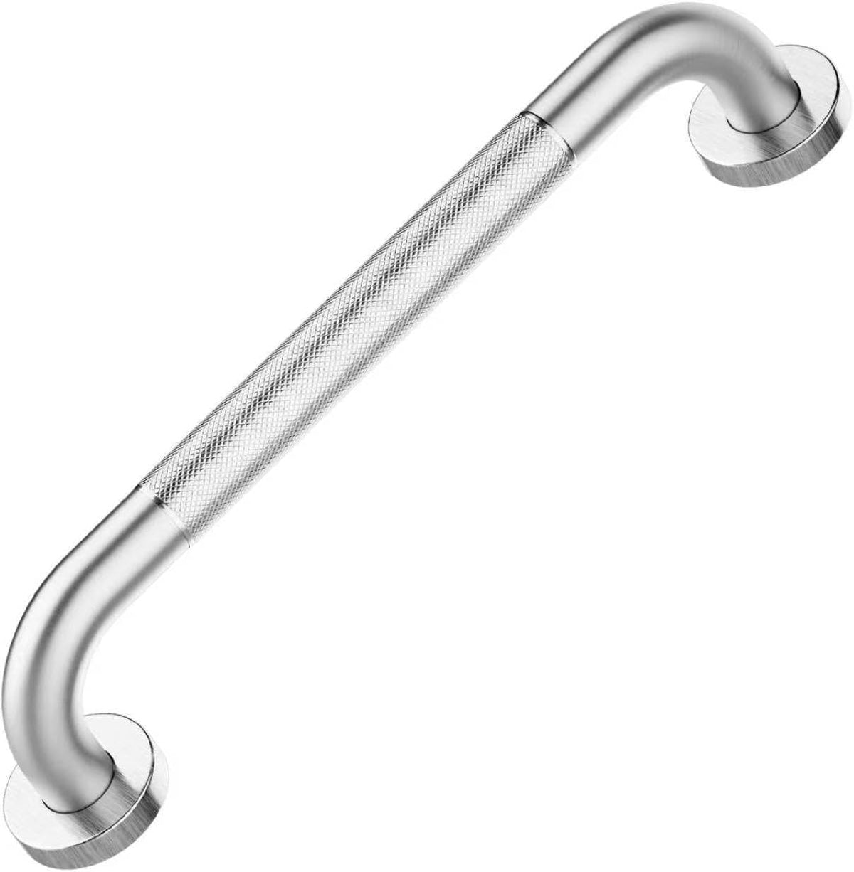 16" Brushed Nickel Bathroom Non-Slip Grab Bar Wall Mounted