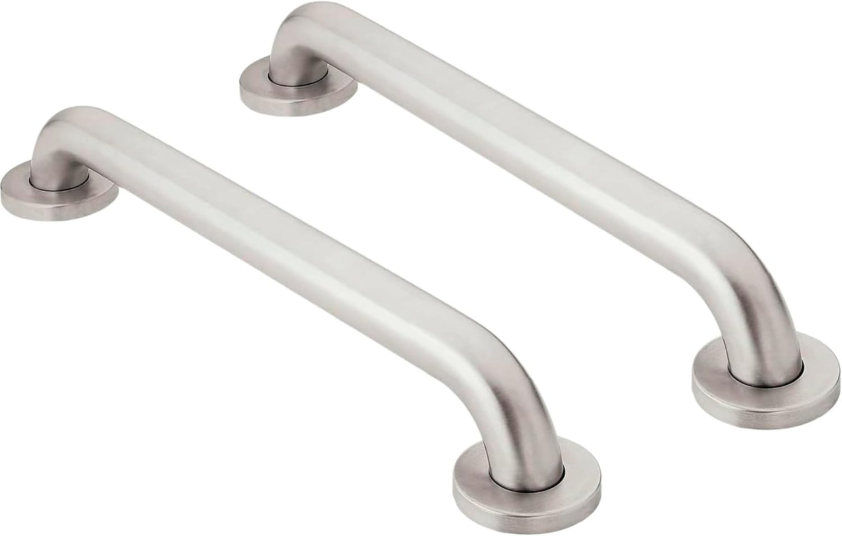 Moen 8912 Home Care 12-in Stainless Steel Grab Bar with Concealed Screws
