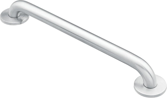 Moen DN8712 Bathroom Safety 12-Inch Stainless Steel Bathroom Grab Bar, Stainless