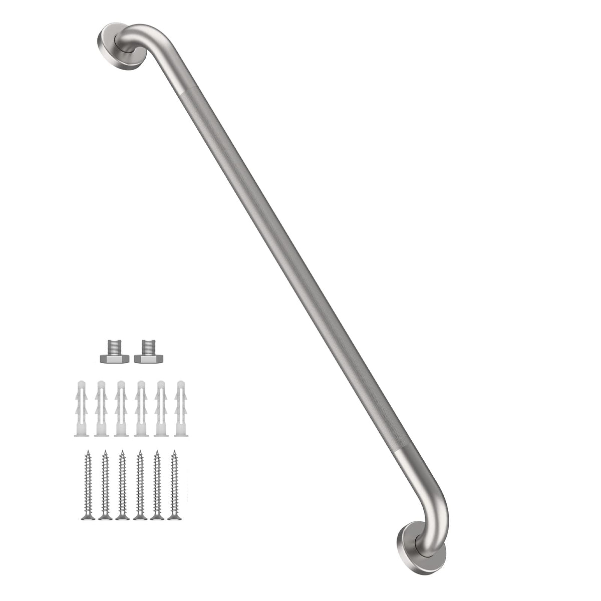 12 Inch Anti Slip Grab Bars for Wall, Munzong Stainless Steel Shower Bars