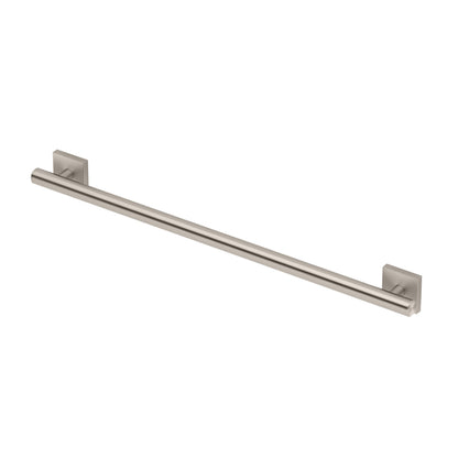 Gatco 950 Elevate Shower Grab Bar, 12 Inch, ADA Compliant, Satin Nickel, Wall Mounted Bathroom Handrail