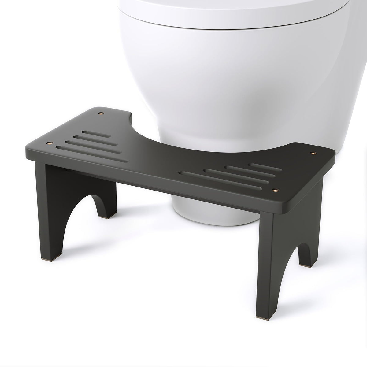 Uaniar Bamboo Toilet Poop Stool, Wooden Squatting Potty for Adults Pooping