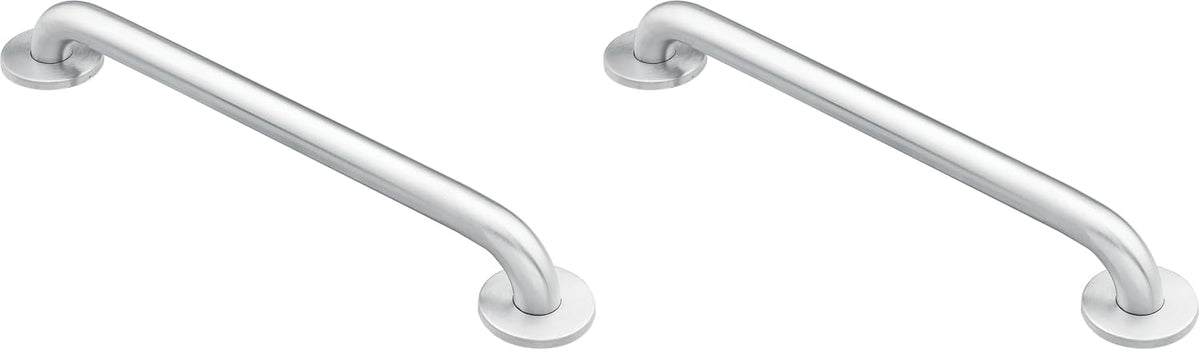 Moen DN8712 Bathroom Safety 12-Inch Stainless Steel Bathroom Grab Bar, Stainless