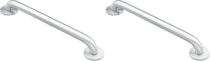 Moen DN8712 Bathroom Safety 12-Inch Stainless Steel Bathroom Grab Bar, Stainless
