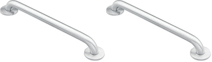 Moen DN8712 Bathroom Safety 12-Inch Stainless Steel Bathroom Grab Bar, Stainless