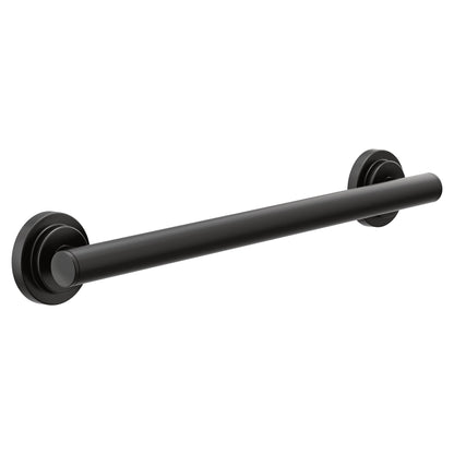 Moen YG0712BN Bathroom Safety 12-Inch Stainless Steel Modern Bathroom Grab Bar, Brushed Nickel