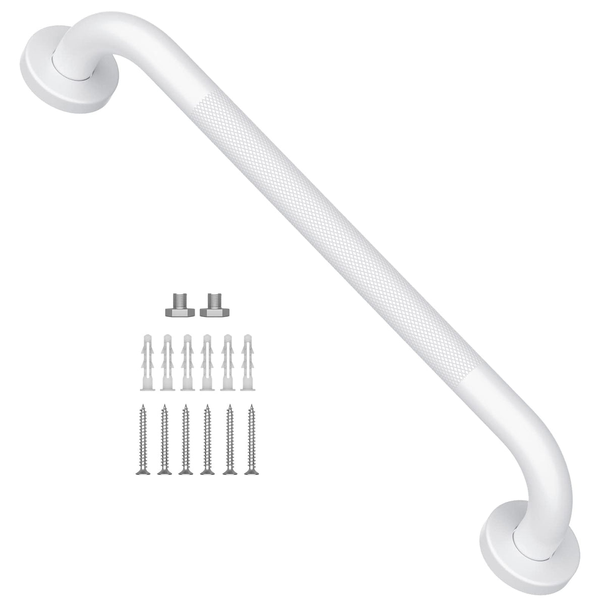 Safety Grab Bar 12 Inch, Wall Mounted Handicap Bars
