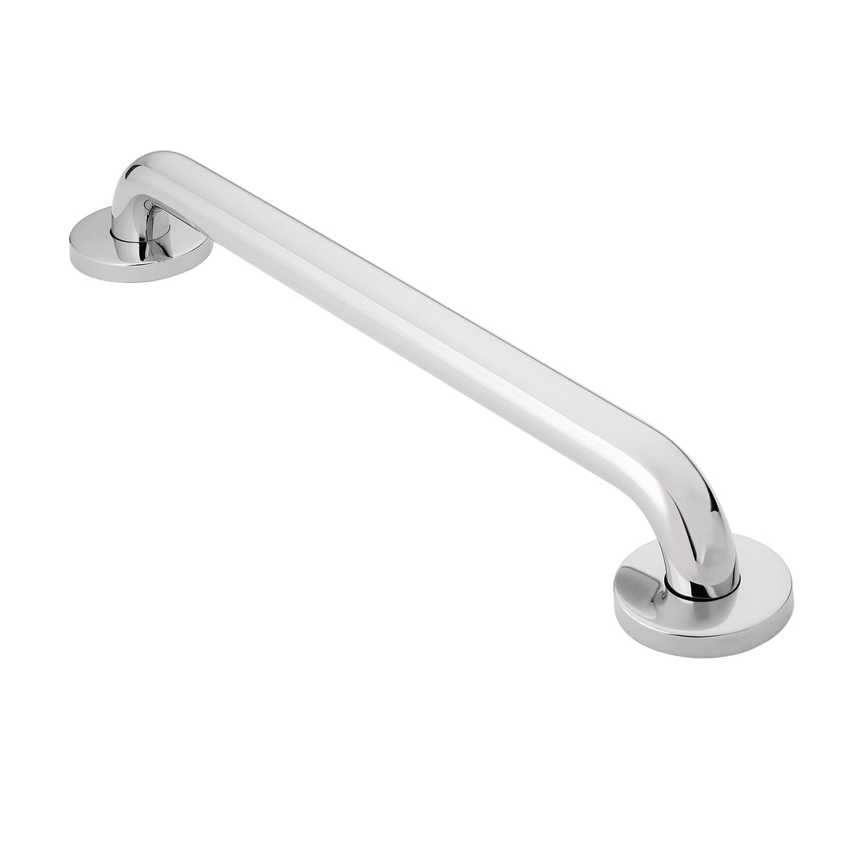 Moen Bathroom Safety 12-Inch Peened Textured Grip Stainless Steel Bathroom Grab Bar with Concealed Screws, Shower Handles for Elderly, R8712P
