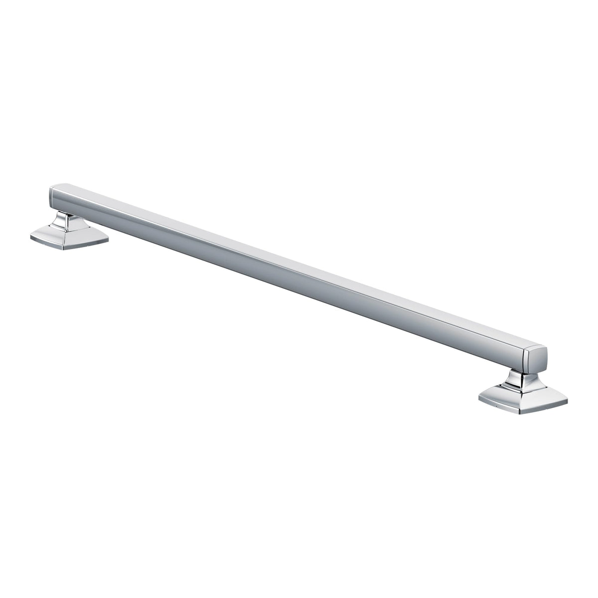 Moen YG5124BN Bathroom Safety 24-Inch Stainless Steel Transitional Bathroom Grab Bar, Brushed Nickel