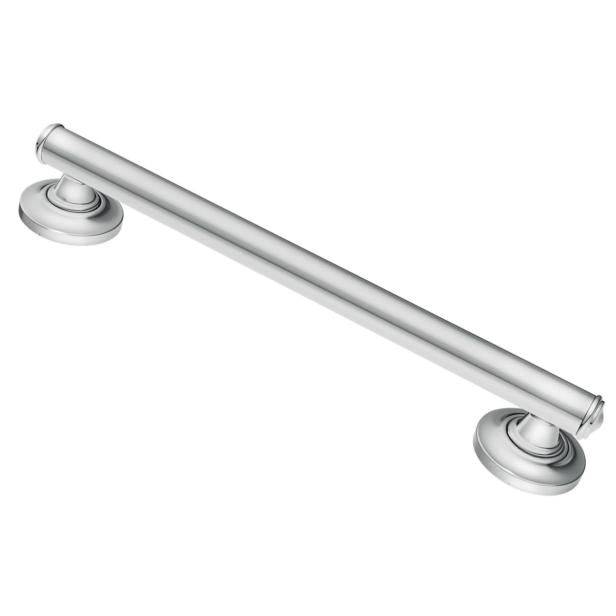 Moen Home Care Bathroom Safety 16 Inch Designer Stainless Steel Handicap Grab Bar for Bathtub and Shower, Elderly Assistance Product with Comfort Grip, Brushed Nickel, R8716D1GBN