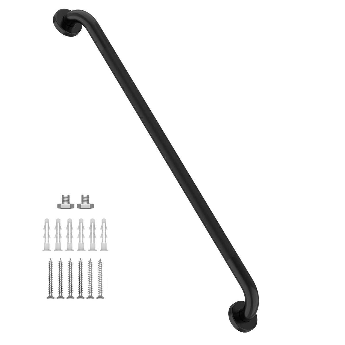 12 Inch Anti Slip Grab Bars for Wall, Munzong Stainless Steel Shower Bars