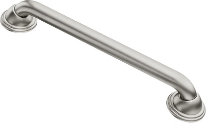 Moen Bathroom Safety 24-Inch Designer Stainless Steel Shower Grab Bar with Concealed Screws, LR8724D2BN