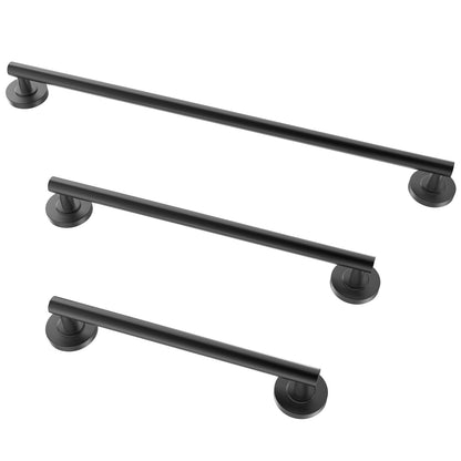 Shower Grab Bar Set, ADA Compliance Brushed Stainless Steel Handicap Grab Bar for Bathtubs and Showers, Modern 3-Pack 18" 24" 36" Shower Safety Bars for Seniors