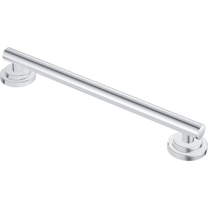 Moen YG0712BN Bathroom Safety 12-Inch Stainless Steel Modern Bathroom Grab Bar, Brushed Nickel