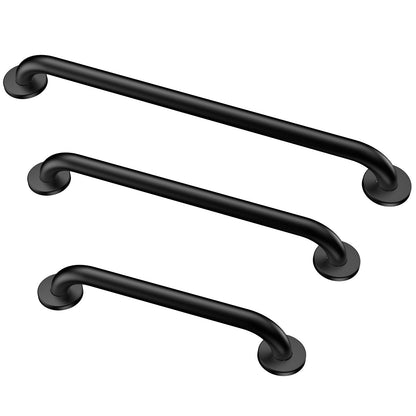 Grab Bar Bundle for ADA Compliance, Brushed Stainless Steel 1.5" Diameter 3-Piece Set (18", 36", 42") for Commercial Restrooms & Shower Safety Bars for Seniors