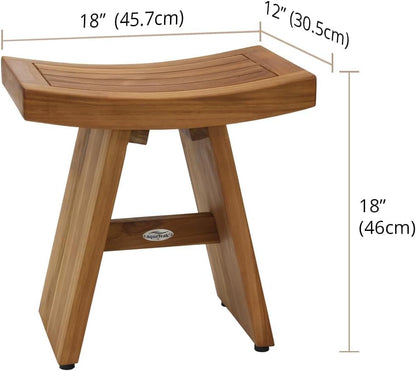AquaTeak Asia 18" Teak Shower Bench