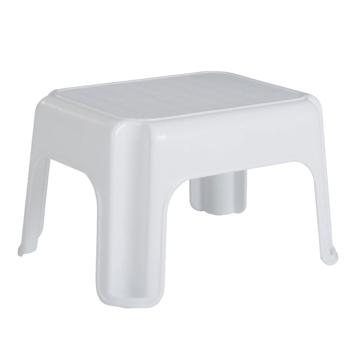 Rubbermaid Roughneck Step-Stool, Bisque, Lightweight, Holds up to 300 pounds, Ideal for Kitchen-Bath, Skid-Resistant