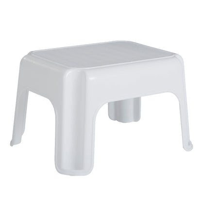 Rubbermaid Roughneck Step-Stool, Bisque, Lightweight, Holds up to 300 pounds, Ideal for Kitchen-Bath, Skid-Resistant