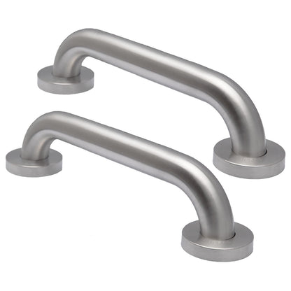 Shower Grab Bars Brushed Nickel 18" x 1 1/4", Stainless Steel Bathroom Handicap Grab Bars for Bathtubs and Showers, Concealed Screw Shower Handle Safety Bars for Elderly, Pregnant, Children