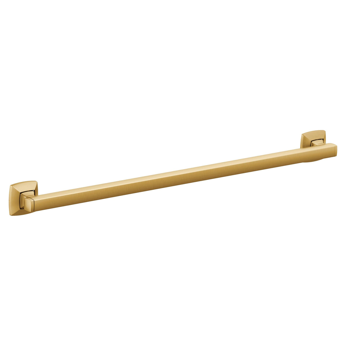 Moen YG5124BN Bathroom Safety 24-Inch Stainless Steel Transitional Bathroom Grab Bar, Brushed Nickel