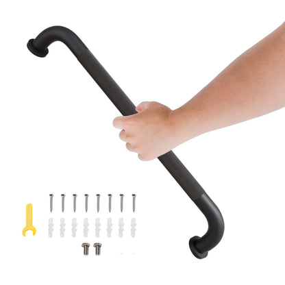 36 Inch Shower Grab Bar, Bathroom Grab Bar Handle with Anti-Slip Knurled Grip, Stainless Steel Bath Balance Bar, 1.25" Diameter Bath Safety Bar Support for Seniors Elderly Pregnant, Brushed Nickel