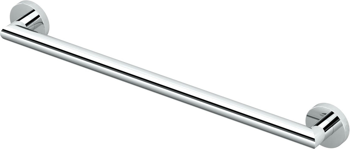 Gatco 962 Glam 18" L Grab Bar, Chrome/ADA Compliant Stainless Steel Safety Grab Bar for Bathroom