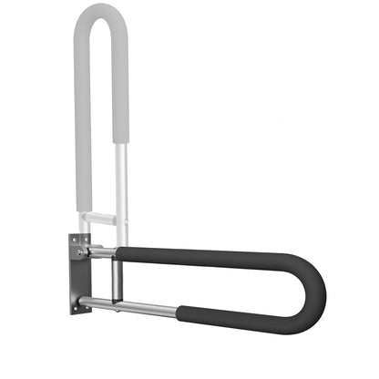 Handicap Grab Bars Rails 23.6 Inch Toilet Handrails Bathroom Safety Bar Toilet Support Rail Handicapped Handrail Accessories for Seniors Elderly (23.6inch)