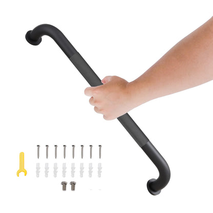 36 Inch Shower Grab Bar, Bathroom Grab Bar Handle with Anti-Slip Knurled Grip, Stainless Steel Bath Balance Bar, 1.25" Diameter Bath Safety Bar Support for Seniors Elderly Pregnant, Brushed Nickel