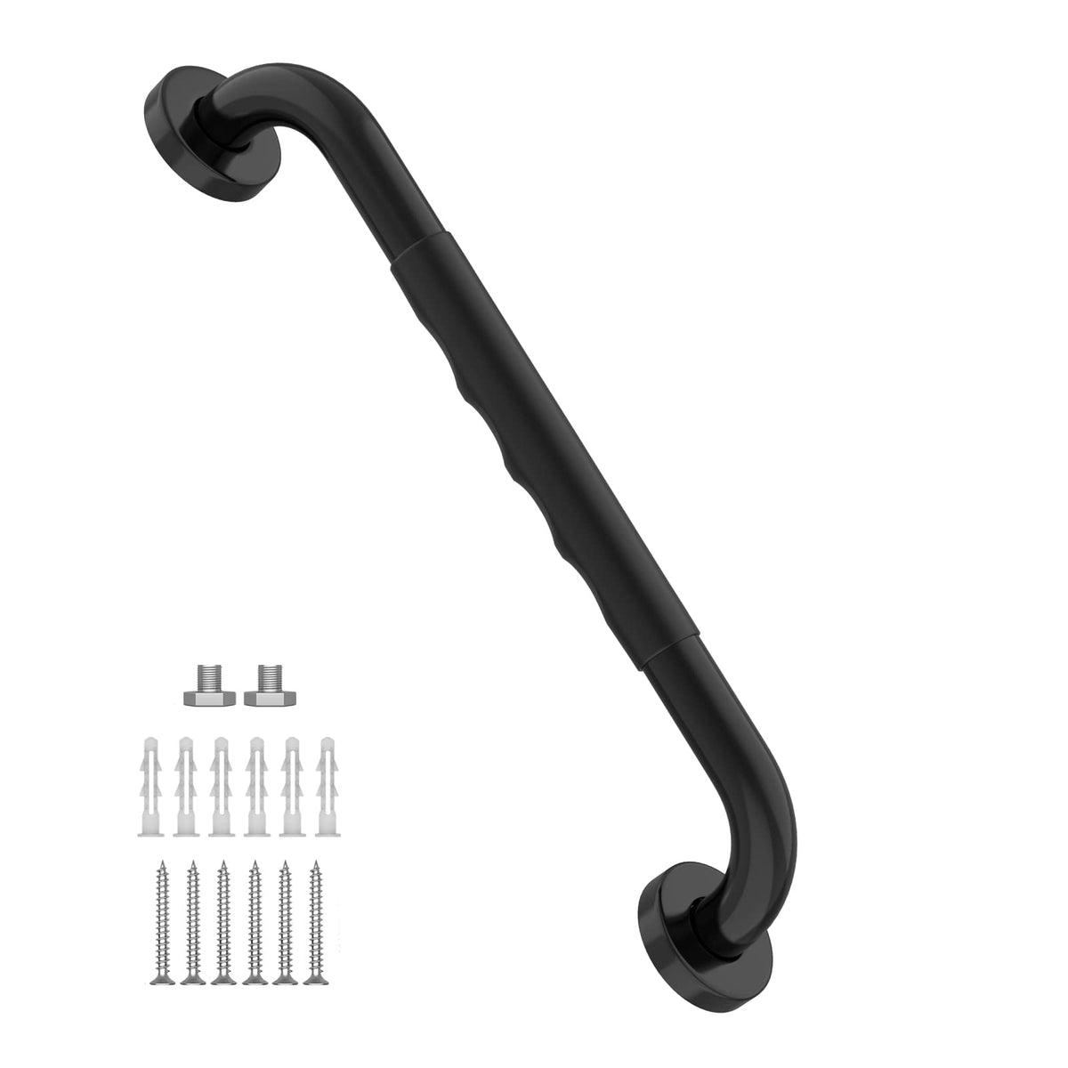 12 Inch Anti Slip Grab Bars for Wall, Munzong Stainless Steel Shower Bars