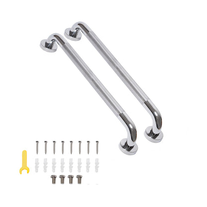 36 Inch Shower Grab Bar, Bathroom Grab Bar Handle with Anti-Slip Knurled Grip, Stainless Steel Bath Balance Bar, 1.25" Diameter Bath Safety Bar Support for Seniors Elderly Pregnant, Brushed Nickel