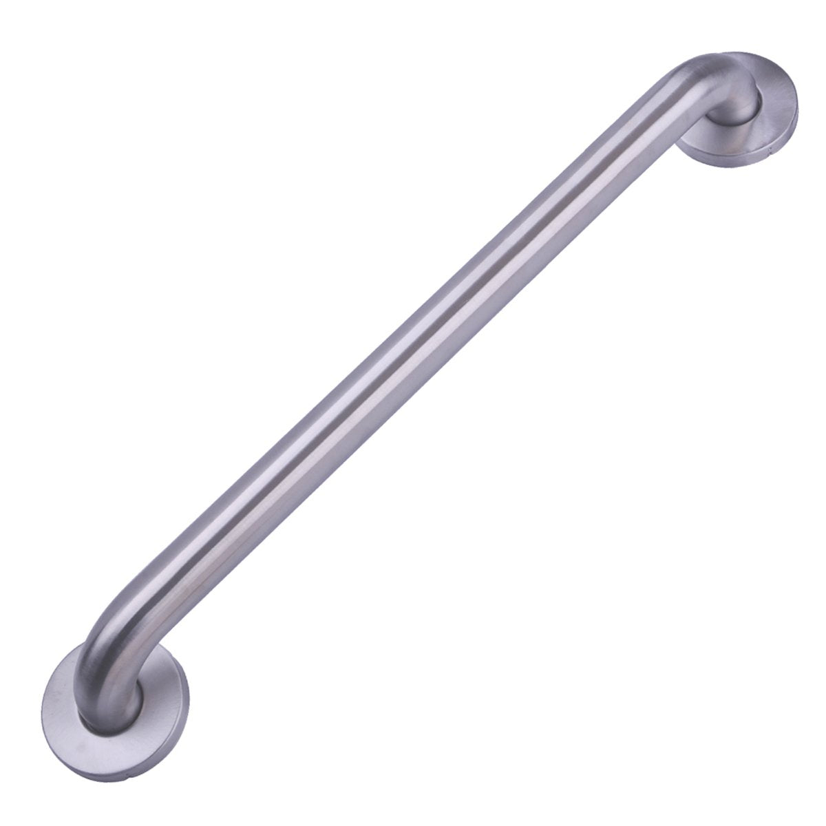 Amazon Basics Bathroom Handicap Safety Grab Bar, 24-inch Length, 1.25 Inch Diameter, Shower, 500LBs Capacity, ADA Compliant, Stainless Steel